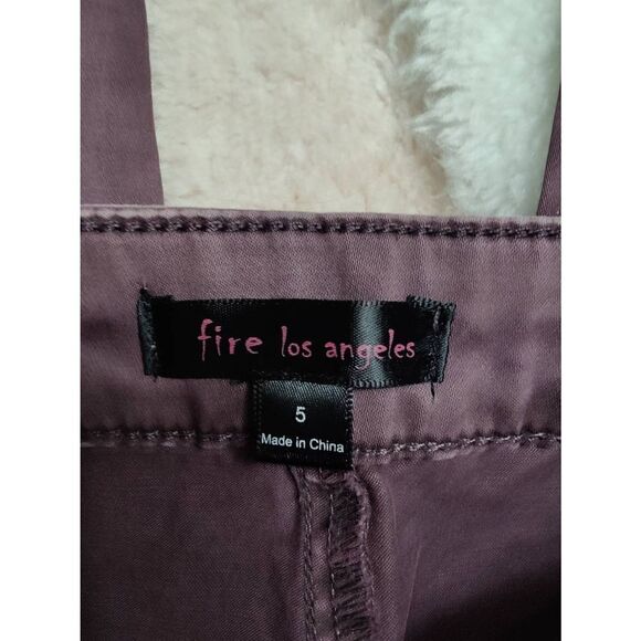 Fire Los Angeles Purple Detailed Worked Skinny Jeans - Picture 4 of 5